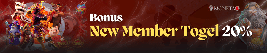 Bonus New Member Togel Online Moneta4D